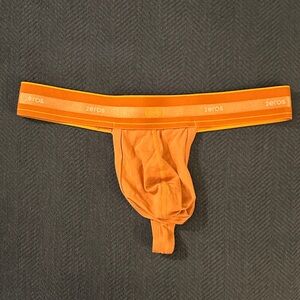 2eros | Men's Orange Thong Underwear | EUC | Large